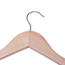 10 Pieces Solid and rotating metal hook Wooden Hangers with Notches Non-sli