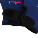 Swimming Diving Training Exercise Hand Paddle Webbed Gloves Neoprene Navy