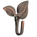 2 x Iron Leaf Shaped Curtain Tie backs Holders Wall Hooks Home Decor, Red B