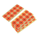 250pcs Targets High Visibility Orange Self-adhesive Targets Dia.4cm