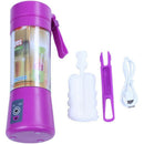 USB Juicer Cup, Mobile Juice Mixer, Household Fruit Mixer - Six Blades, 400