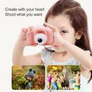 Kids Mini HD Digital Camera 2 inch Cute Photo Video Camera Toys Gift (Pink) A