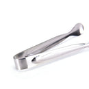 Silvery Stainless Steel Cube Sugar Tongs Ice Coffee Bar Buffet Kitchen Spoon HTO