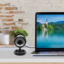 0.3MP HD Webcam with Built-in Microphone 6 LED Night Vision USB Web Camera