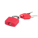 2 Pack Small Padlocks W/ Two Keys Suitcase Bag Security Locks Red and Yellow