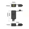 Motorcycle SAE to USB Cable Adaptor Dual USB Cell Phone Charger & Voltmeter 3c