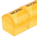 Weekly 7 Days Pill Box 28 Compartments Pill Organizer Medicine Storage DispS Gw