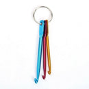 3 Pcs Crochet Hooks Key Chain Set Weaving Tools Crochet Needles X7W6