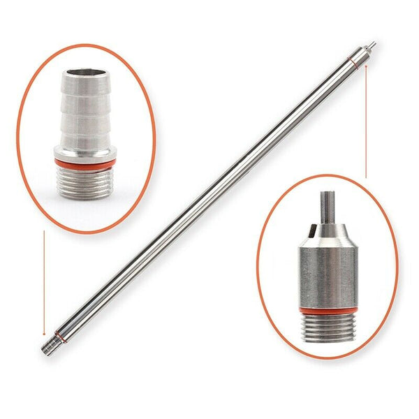 13.7 Inch Length Spring Loaded Beer Bottle Filler Home Brewing Stainless St R2P9