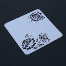 Flower Hollow Template DIY Photo Album Theme Lace Ruler Craft Drawing Tool
