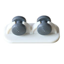 4pcs Long Fixed Casters One-Way Wheel Plastic Trash Can Undirectional Wheel