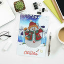 DIY Snowman Special Shaped Diamond Painting 50 Pages Students A5 Sketchbook