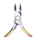 Rainbow Color Nail Cuticle Nipper Dead Skin Remover Clipper Scissor Plier M