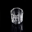 Glass Dappen Dish Crystal Octogonal Cup Pot Acrylic Nail Art Liquid M&E