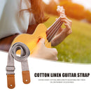 Cotton Linen Guitar Strap Adjustable Belt for Acoustic Folk Classical Guitar