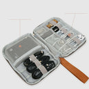 Travel Storage Bag Electronics USB Charger Case Data Cable Organizer black