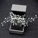 Crystal Pearls Women Hair Jewelry Wedding Hair Comb Bridal Headpieces Fashion  Z