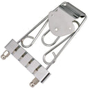 1x Zinc Alloy Short Fancy Archtop Bass Guitar 4 String Bridge Tailpiece Gift