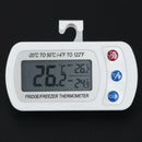 Waterproof Digital LCD Refrigerator Freezer Fridge Thermometer w/ Hanging Hook