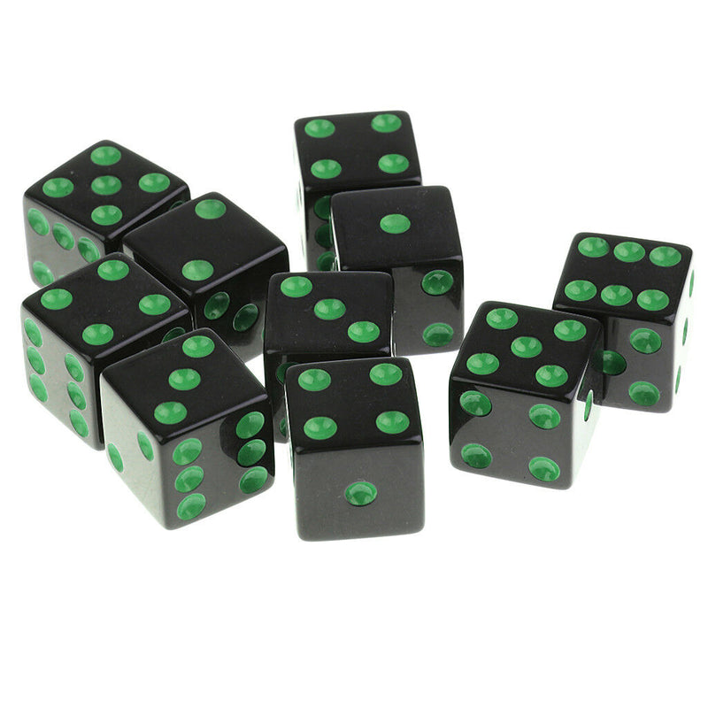 20Pc Plastic Dice D6 Dotted for Dungeons and Dragons D&D RPG Game Player