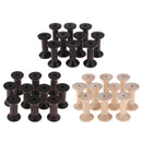 10Pcs Wooden Empty Sewing Spool for Wire Thread Bobbins Cord Coils 3.5 x 6cm