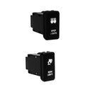 LED Vehicle Work Lights ON/OFF Light Symbol Push Button Switch 12V