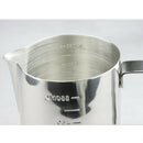 Stainless Steel Milk Coffee Pitcher Latte Espresso Frothing Scale Jug 600ml