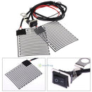 Universal Motorcycle Motor Bike Heated Heaters Hand Grip Pads Warmer Kit Black