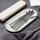 Reusable Stainless Steel Coffee Tea Straw Set with Cleaning Brush Spoon
