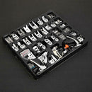 45pcs Sewing Foot Presser Hem Crimping Feets For Brother Singer Domestic Machine