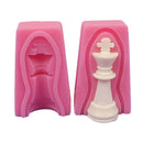 12pcs/set International Chess King Queen Knight Rook Pawn Bishop Fondant MolME