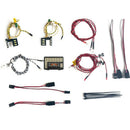 1/10 RC Car Front and Rear Led Light System Set for TRX4 Crawler Car for Fo