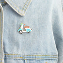 Bike Brooch Pins Childhood Button Pin Denim Jacket Pin Badge Gift Jewelry ON