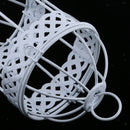 4 Pieces Creative Bird Cage Shaped Flower Stand,Wrought Iron Flower Basket