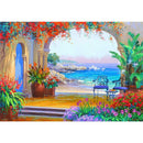 5D DIY Full Drill Diamond Painting Quiet Seaside Cross Stitch Embroidery