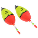 2pcs Luminous Fishing Float Vertical Rock Fishing Buoy Plastic Bobber 40g