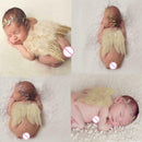 2pcs/Set 0-6M Baby Leaf Hairband Feather Angel Wings Cute Photography Props