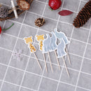 24pc Jungle Animal Cupcake Muffin Topper kid birthday party Decoration StandupOZ