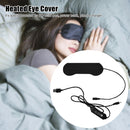 Travel Fatigue Relief Heated Eye Cover Warm Therapy USB Powered Dry Eyes 3 Gears