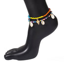 Boho Shell Foot Chain Handmade DIY Weave Colortful Anklet Bracelet Women JewelJR