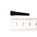 6X Ebony Acoustic Guitar Bridge Pin With 4mmshell Dot Guitar Part-Accessories TE