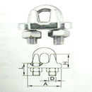 14mm Wire Rope Grip Stainless Steel Gr.316 Balustrade, Marine - pack of 1