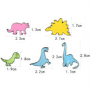 5PCS Cartoon Dinosaur Enamel Shirt Collar Pins Badge Corsage Brooch Jewelry SP