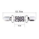 Retro Shawl Clips with Chain - Pack of 4 - Cardigan Shrug Sweater Clips Clasp,