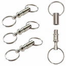 3PCS Detachable Removable Pull Apart Quick Release Keychain Key Rings Lots NM