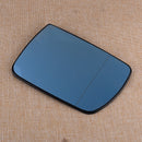 Left Blue Wide Angle Rear View Heated Mirror Glass Fit For BMW X5 E53 2000-2006