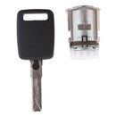 Left Driver Side Door Lock Cylinder Barrel Assembly Key LHR for Audi A6 A6L