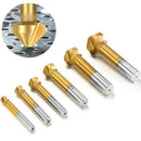 6 Pcs Durable 90 Degree HSS Chamfer Cutter Bit Chamfering Countersink Drill Bits