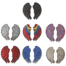 14 pcs sequins angel wings DIY embroidery ironing Stickers DecalsB Gn
