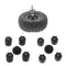 8Pieces Alum RC Car Wheel Rim Center Cap For
